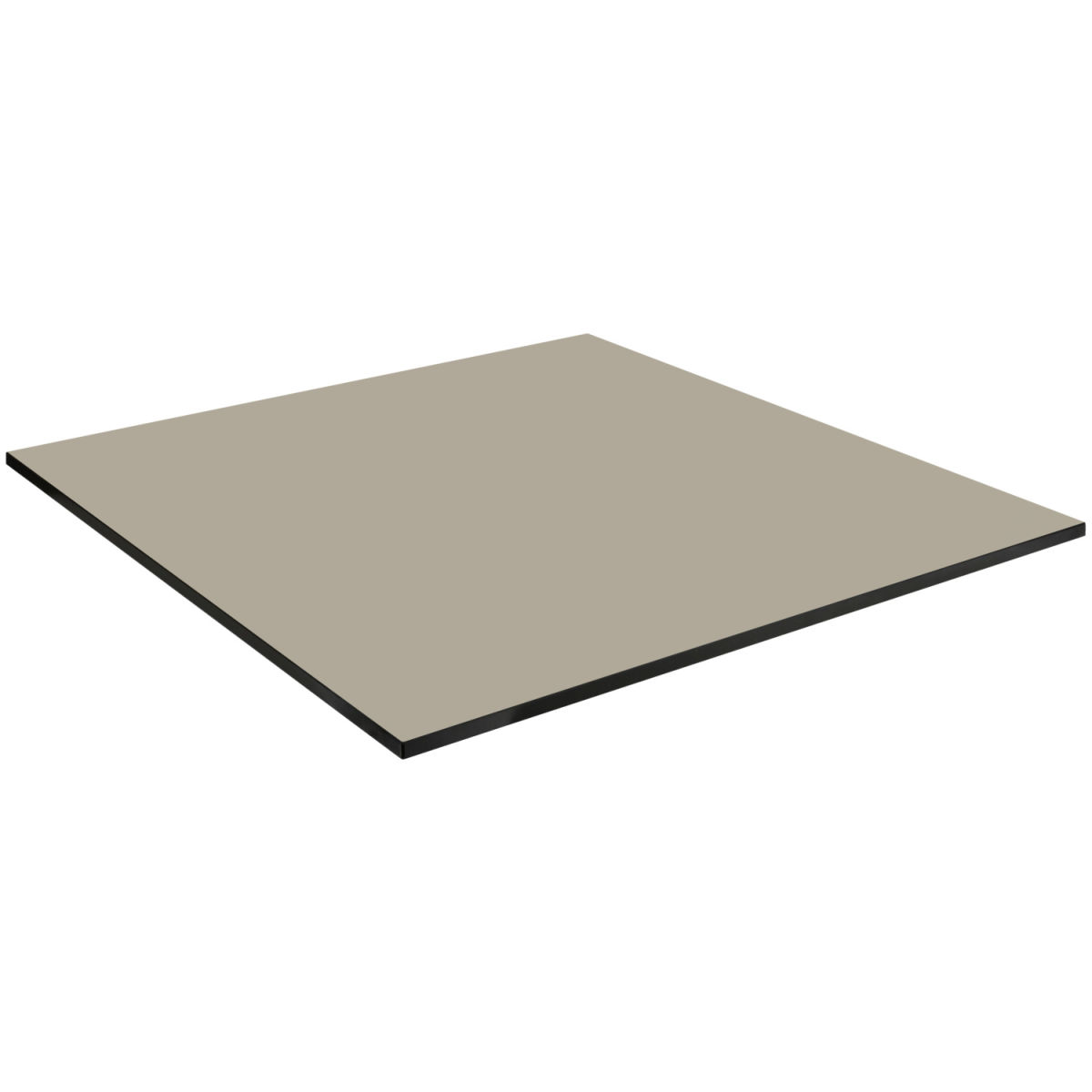 Vega HPL tafelblad voor buiten Compa vierkant; 69x69 cm (LxB); taupe; vierkant