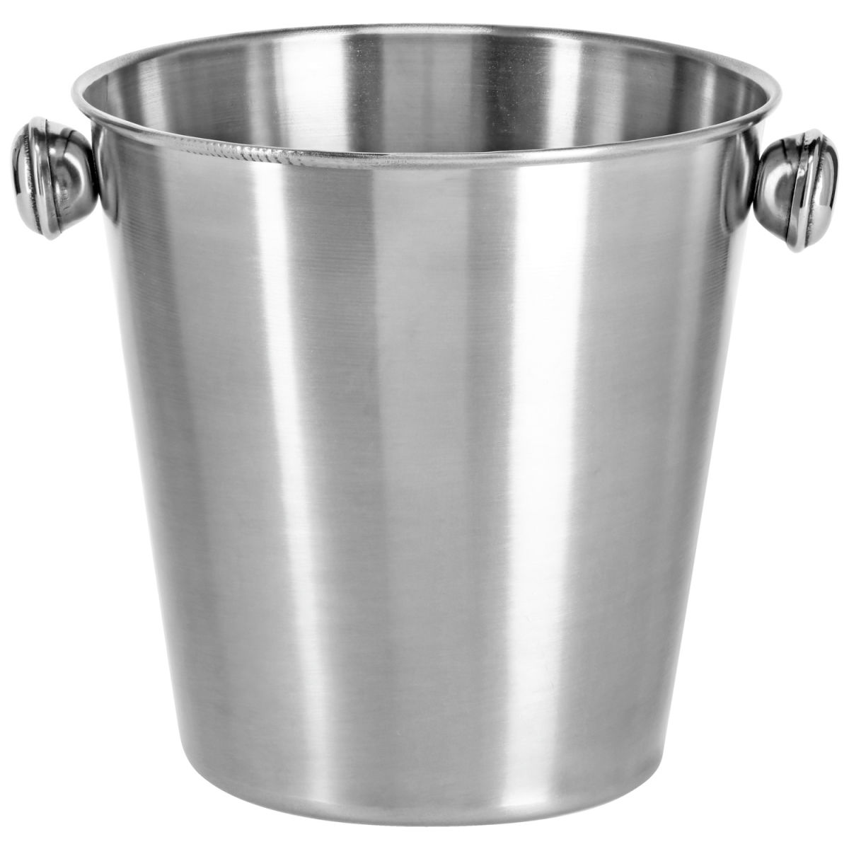 Mini refrigerador Buffalo mate PULSIVA; 1500ml, 14x14.5 cm (ØxAt); plateado