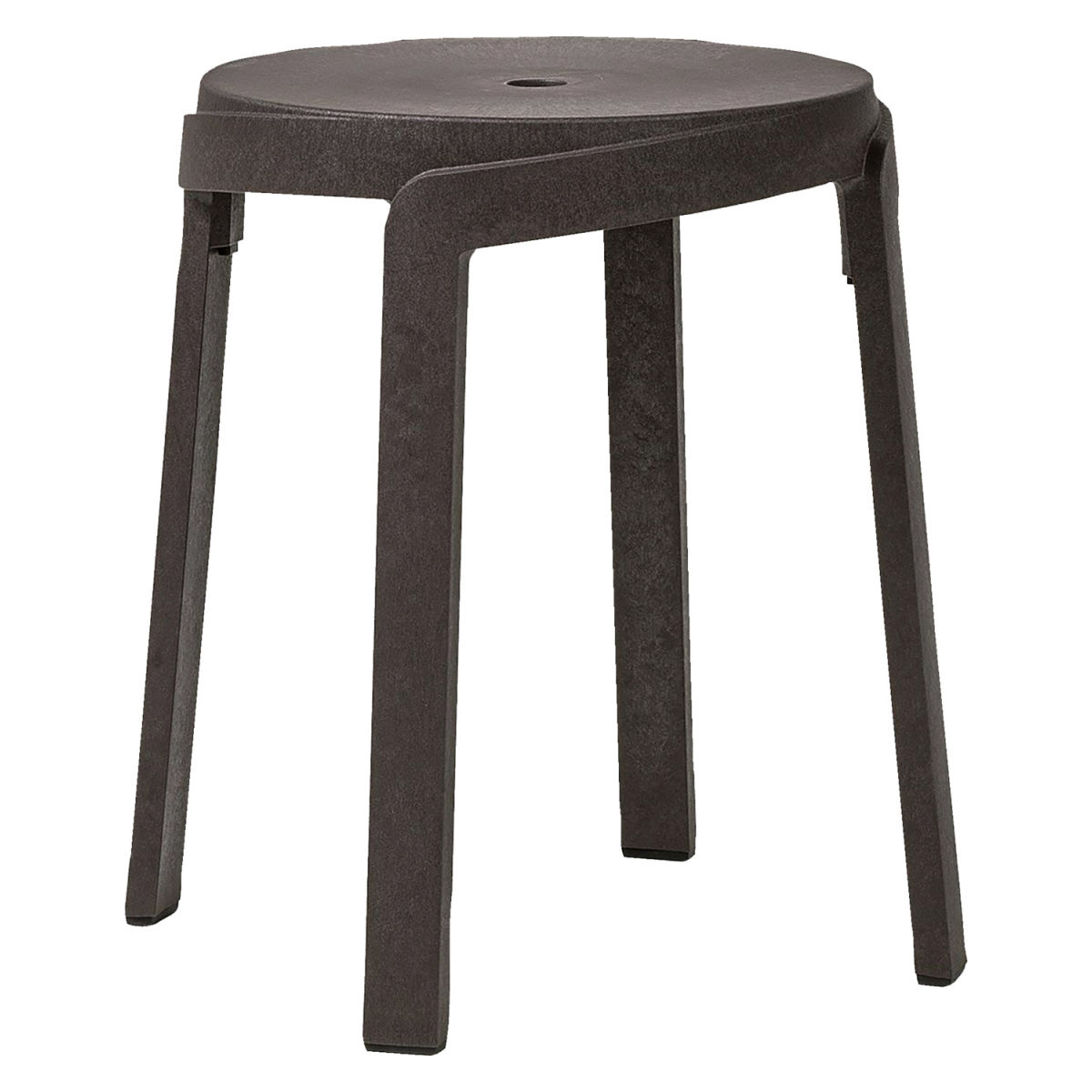 Sgabello Stack Nardi; 36.5x36.5x46.5 cm (LxPxH); marrone; 4 pz. / confezione