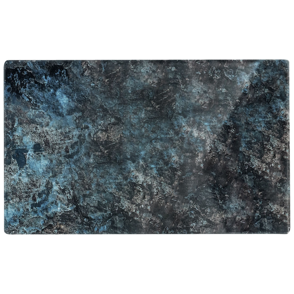 Piatto Tusa VEGA; Misura GN 1/4, 26x16.2x1.5 cm (LxLxH); nero/blu scuro; rettangolare; 2 pz. / confezione