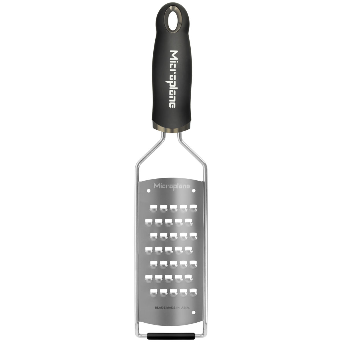 Grattugia maglia larga Extra-Coarse Microplane; 31.5x7.5x3 cm (LxLxH); nero