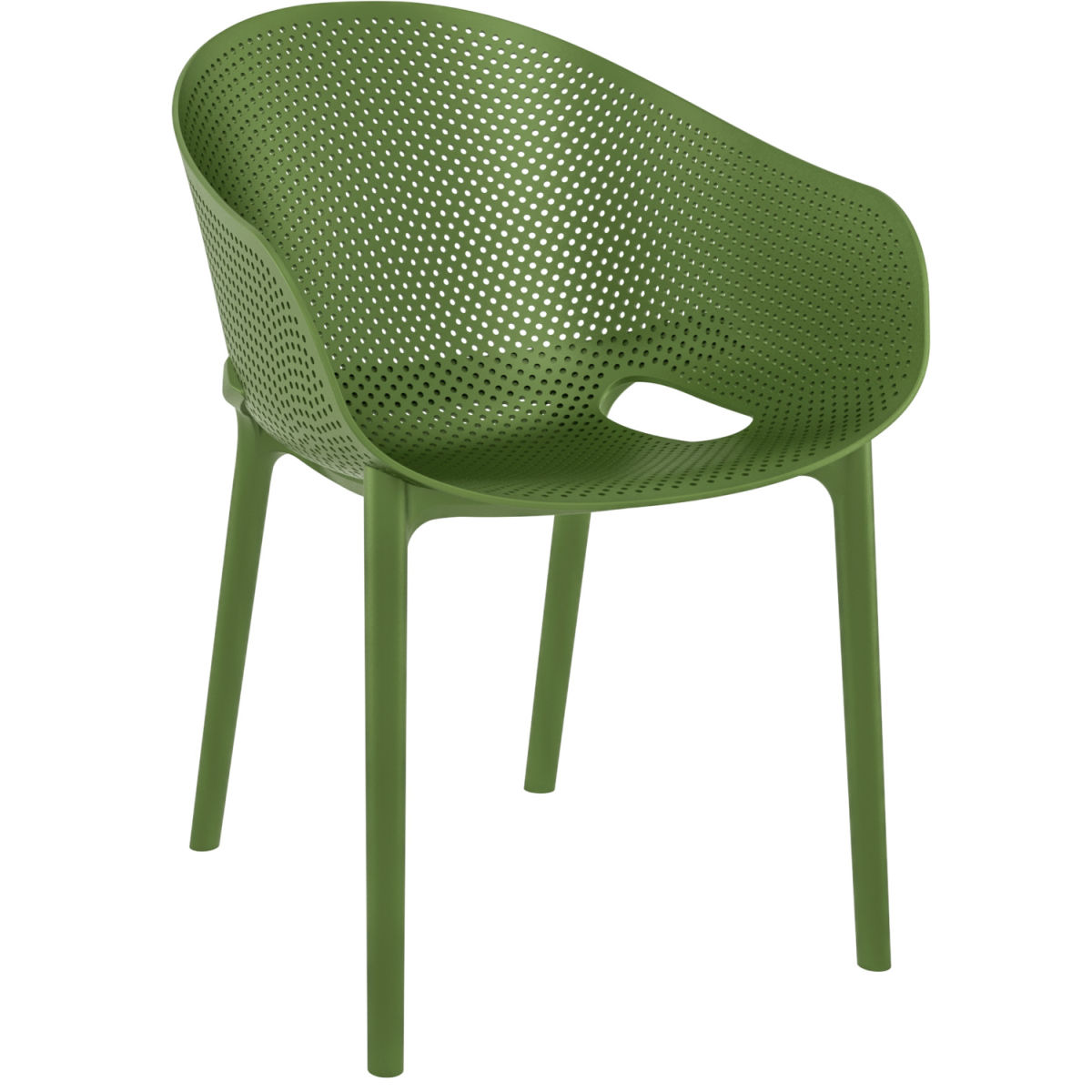 Siesta Stuhl Sky 54x60x81 cm (BxTxH); oliv; 4 Stück / Pack