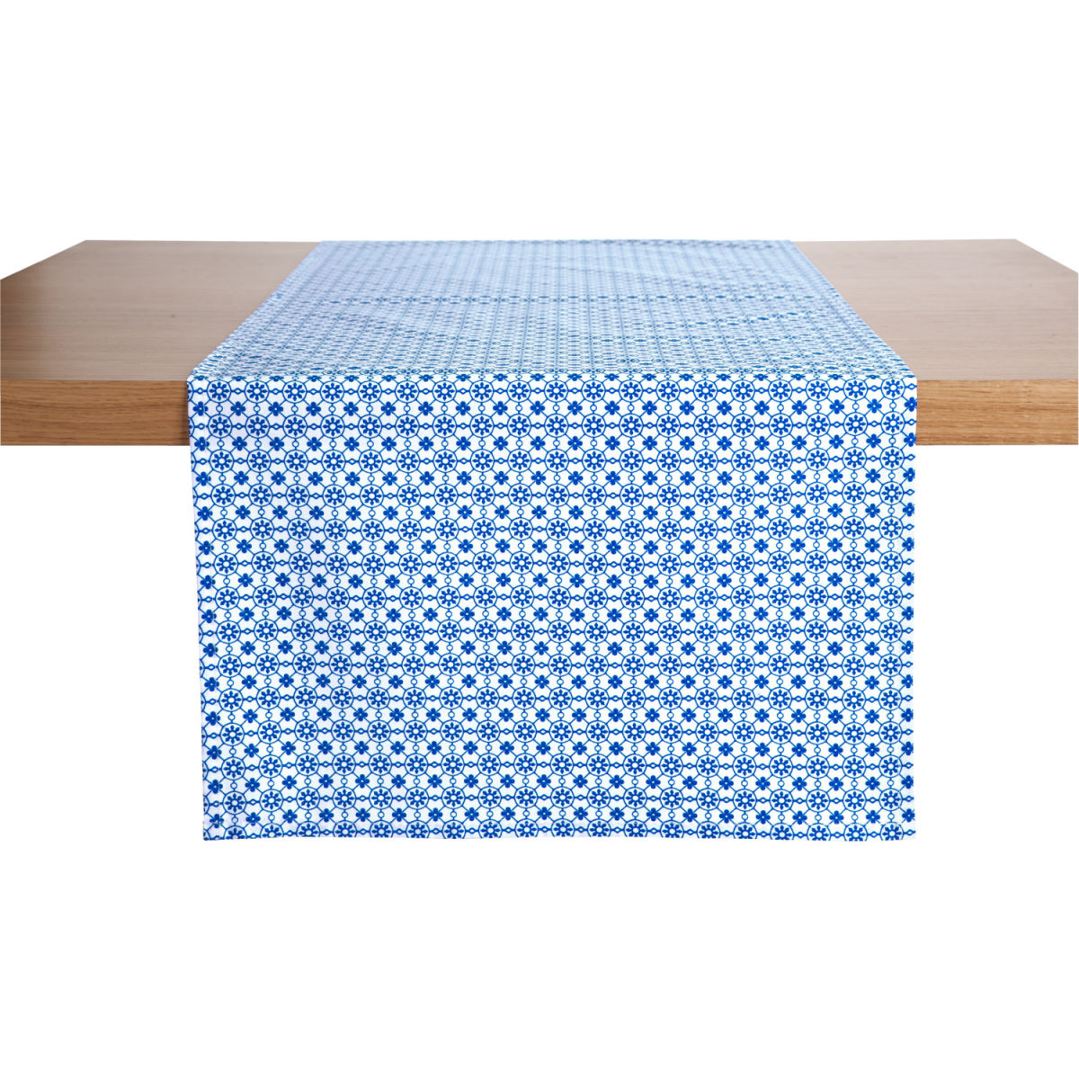 ERWIN M. Tischläufer Mataro 40x130 cm (BxL); blau; rechteckig