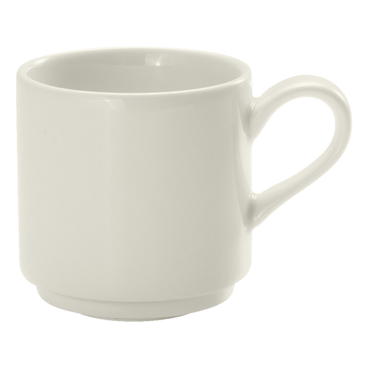 6x VEGA Šalica za espresso Opus složiva; 90 ml, 6x6 cm (ØxV); slonovača; 6 Kom. / Paket