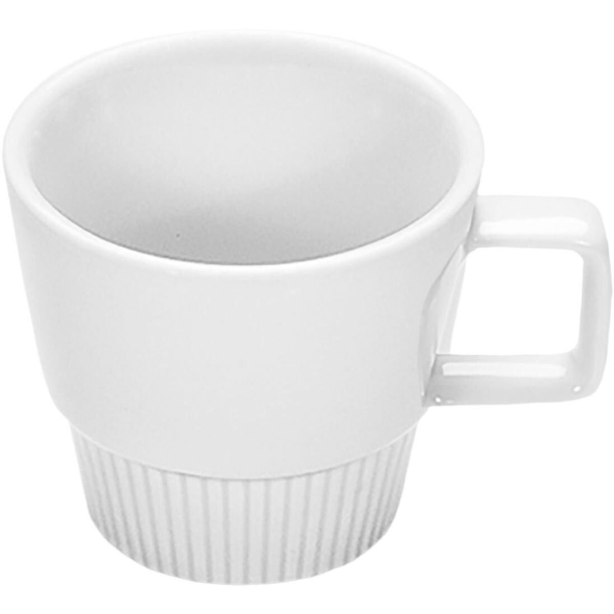 12x Schönwald Gornja šalica Coffee Tasting Reljef; 100 ml, 6.7x5.9 cm (ØxV); Bijela; Okrugli Oblik; 12 Kom. / Paket
