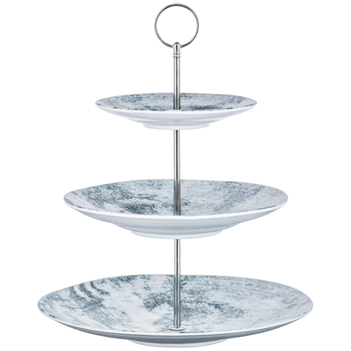 Alzata Melezza VEGA; 16x33 cm (ØxH); grigio; rotonda