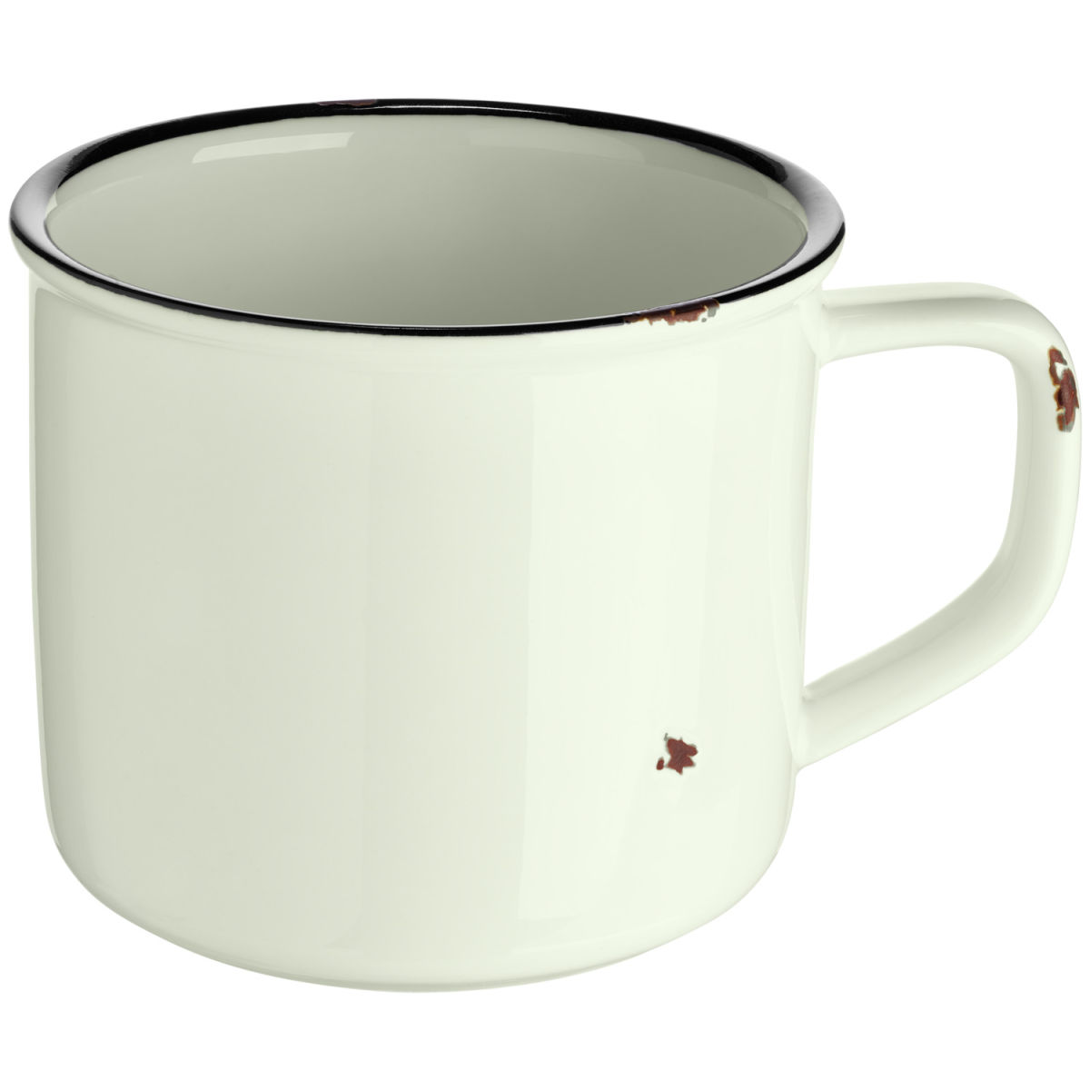 VEGA Kaffeebecher Liron 400 ml, 10x8 cm (ØxH); cremeweiß/schwarz; 4 Stück / Pack