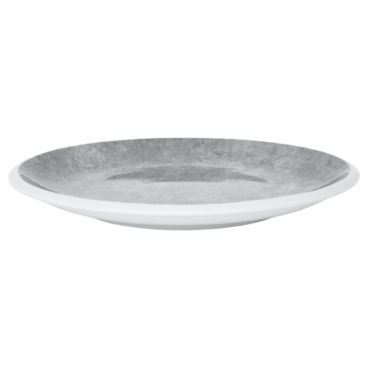 WMF Teller coup flach Synergy Concrete 21x9 cm (ØxH); weiß/grau; rund; 6 Stück / Pack