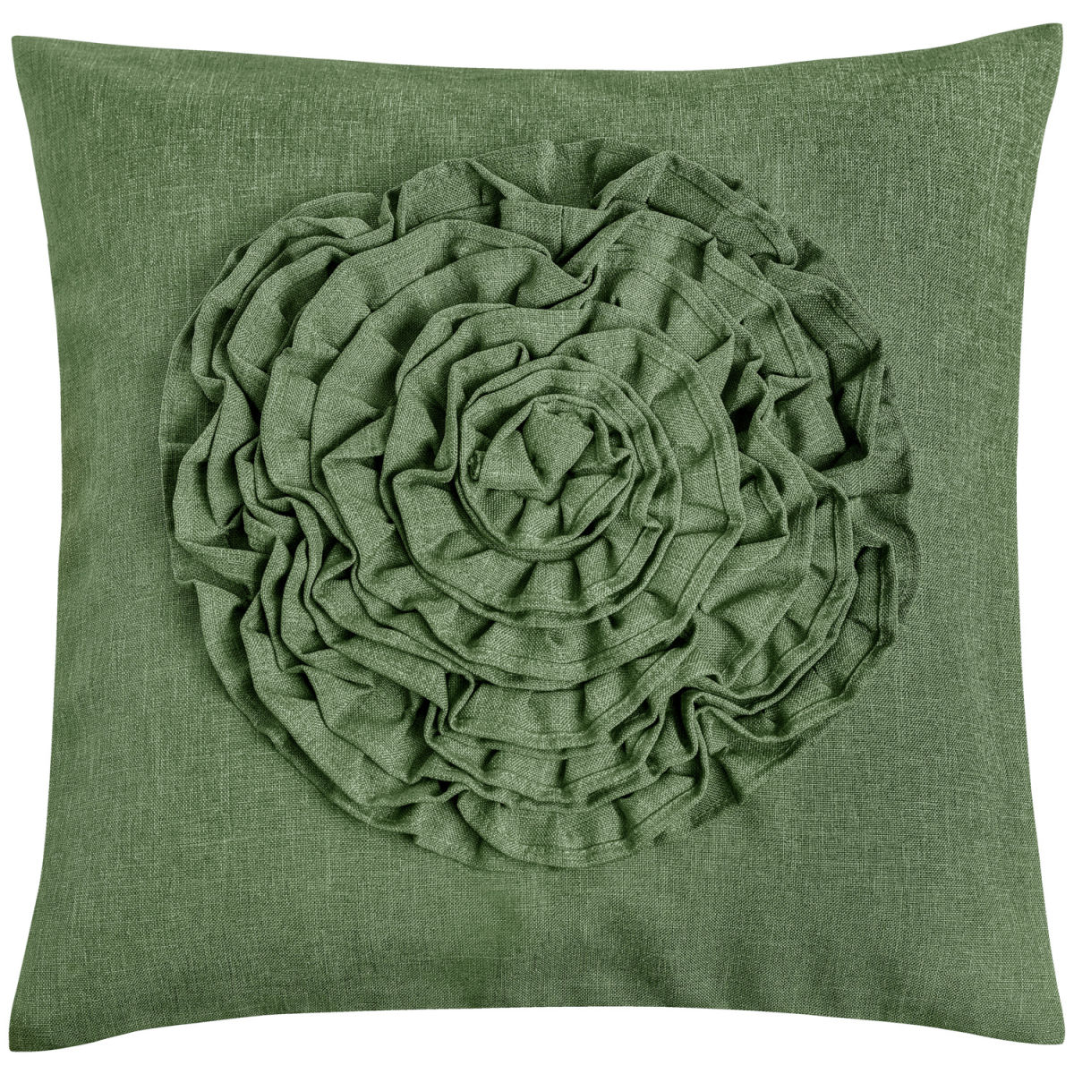 Funda cojín decorativo Nova Rose ERWIN M.; 40x40 cm (AnxLg); verde oscuro; rectangular