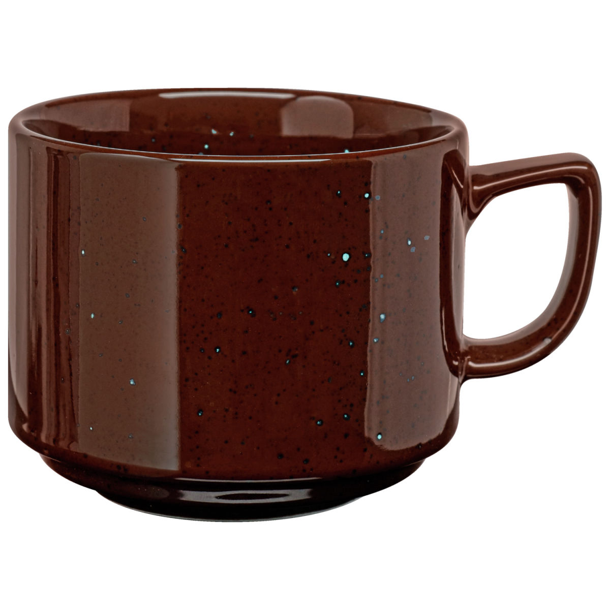 Tazza cappuccino Alessia VEGA; 190ml, 7.5x6.3 cm (ØxH); marrone; rotonda; 6 pz. / confezione
