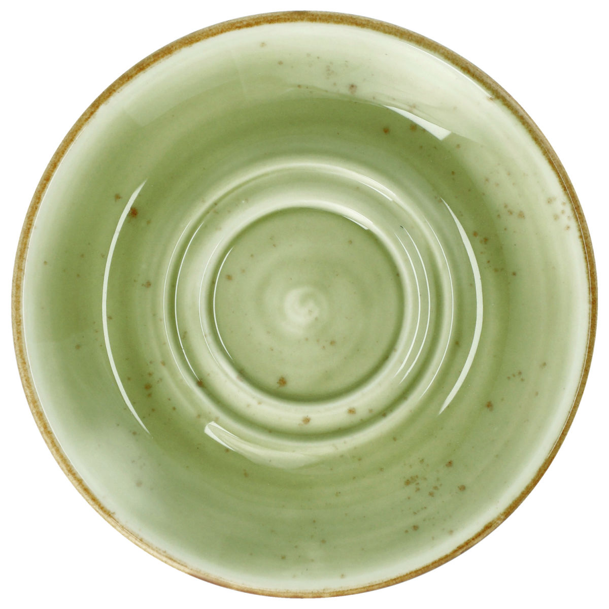 Piattino combinato Nebro VEGA; 15x2 cm (ØxH); verde chiaro; 6 pz. / confezione