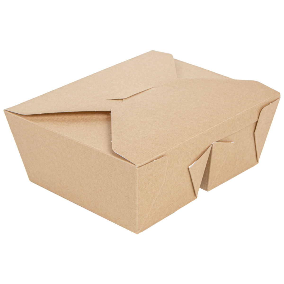 Lunchbox The Pack a due scomparti, 675 + 675 ml The Pack; 1350ml, 15.2x12.1x6.5 cm (LxLxH); marrone; rettangolare; 50 pz. / confezione