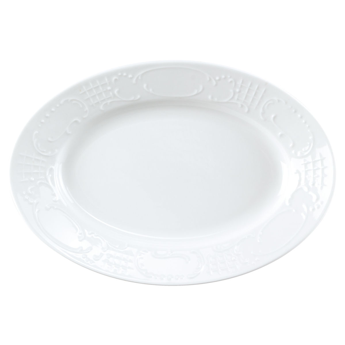 Piatto ovale Sinfonie PULSIVA; 32x23x4.5 cm (LxLxH); bianco; ovale; 6 pz. / Pacco