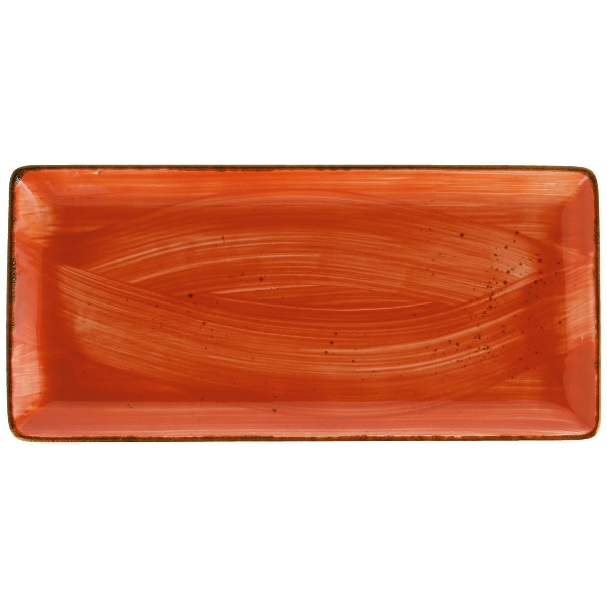 VEGA Platte Nebro rechteckig 33.5x16x2.1 cm (LxBxH); rot; 3 Stück / Pack