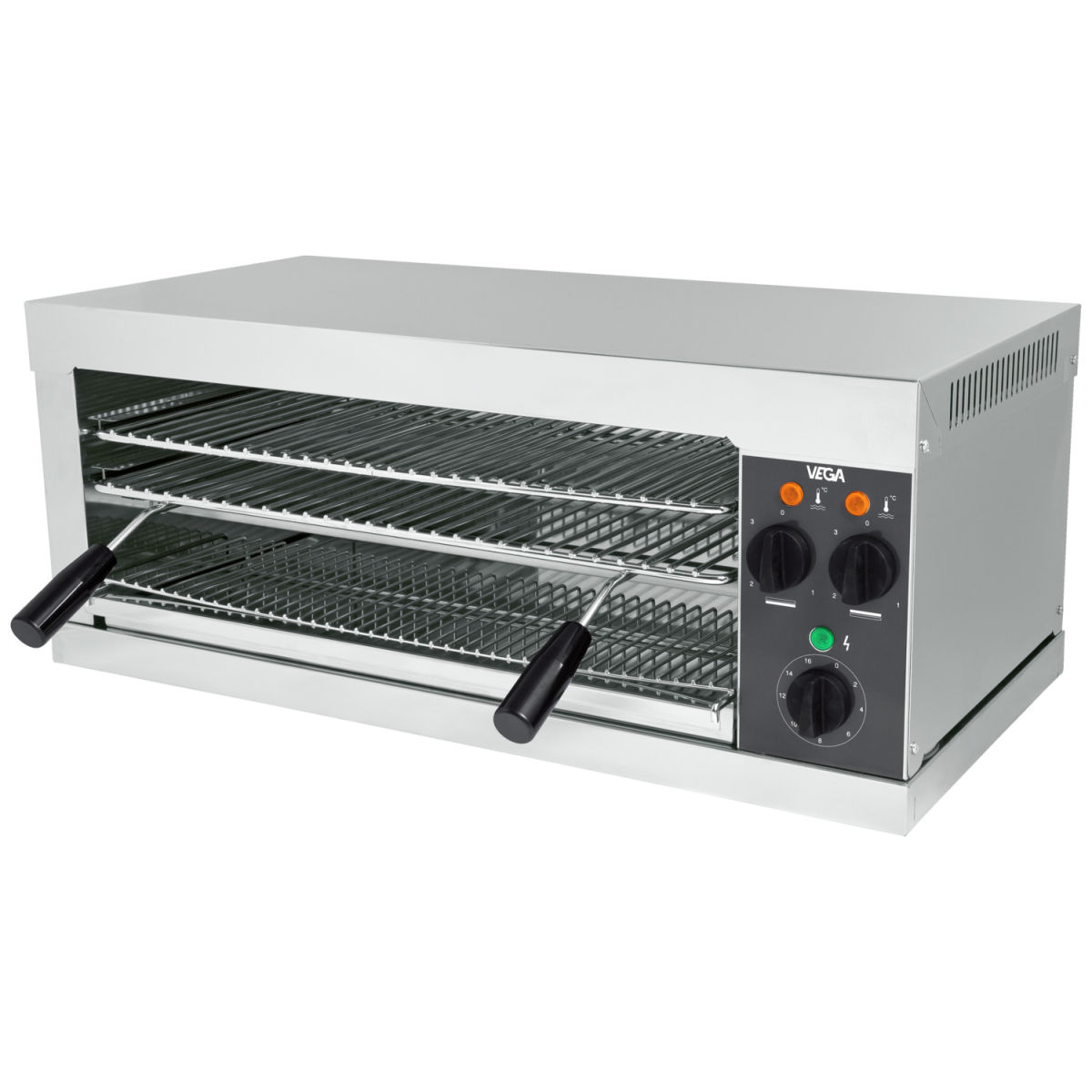 Macchina per toast CH T4 VEGA; 70x36x28.5 cm (LxPxH); argento