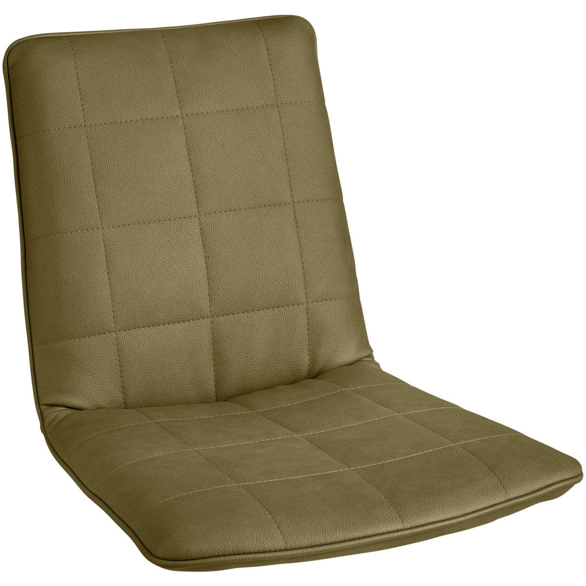 Seduta Milaria similpelle VEGA; 60x48x46 cm (LxPxH); verde oliva; 2 pz. / confezione