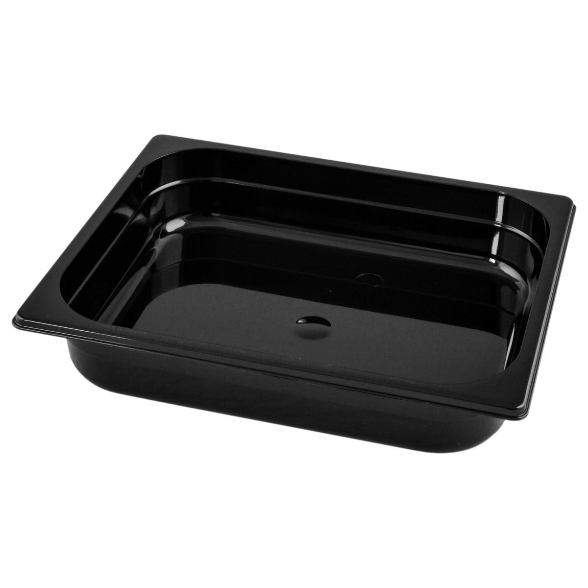 Contenitore Nero Gastronorm 1/2 VEGA; Misura GN 1/2, 4l, 32.5x26.5x6.5 cm (LxLxP); nero