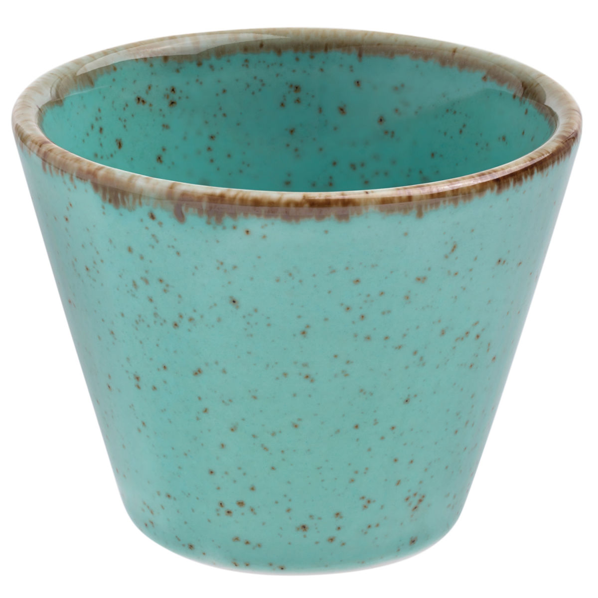 Ciotola Sidina conica VEGA; 50ml, 6x4.5 cm (ØxH); turchese; conica; 6 pz. / confezione