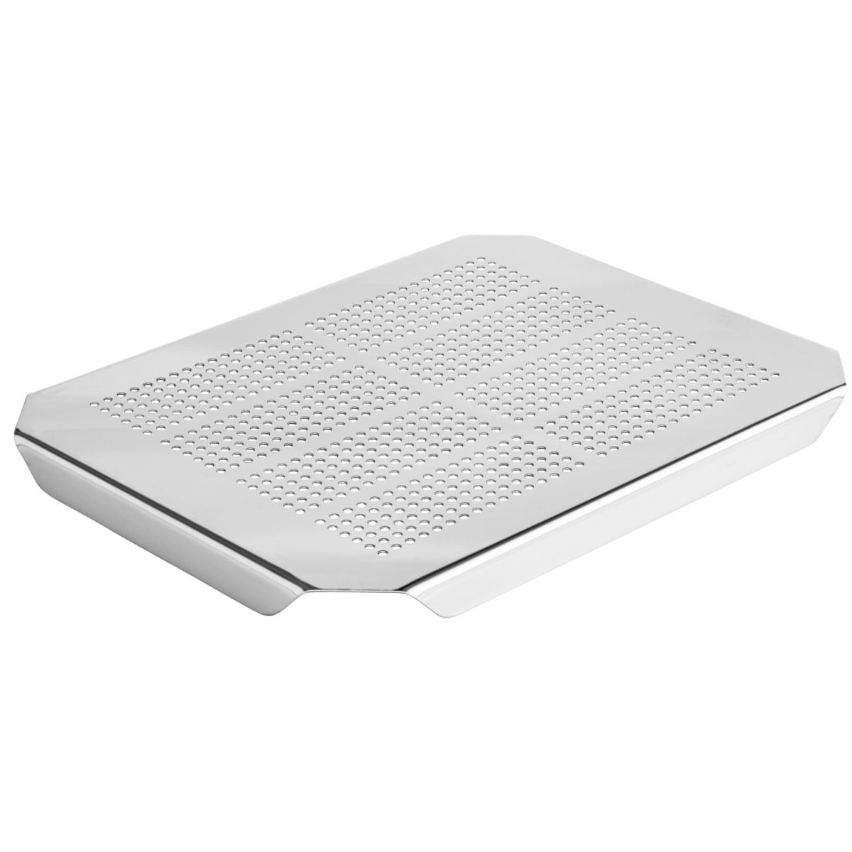 Sgocciolatoio Gastronorm Premium per Gastronorm 1/2 VEGA; Misura GN 1/2, 26.6x19.8x1.8 cm (LxLxH); argento