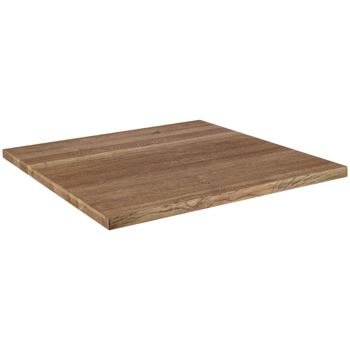 VEGA Indoor-Tischplatte Torres quadratisch 40x40x3 cm (LxBxH); eiche antik/grau; quadratisch