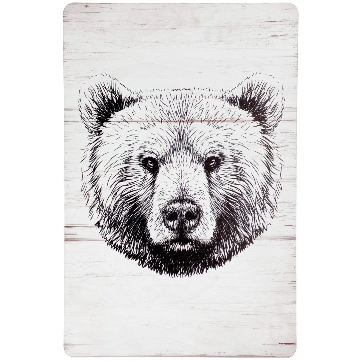 Quadro da parete decorativo Hildor; 40x60 cm (LxH); bianco/nero