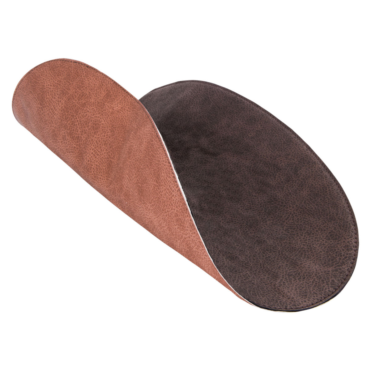 ERWIN M. Tischset Shana organisch 30x45 cm (BxL); braun/rostbraun; oval; 6 Stück / Pack