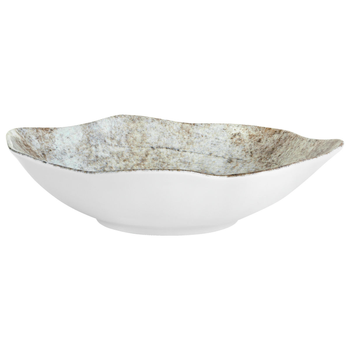 VEGA Teller Gironia tief, organisch 700 ml, 24.5x5.5 cm (ØxH); taupe; organisch; 6 Stück / Pack
