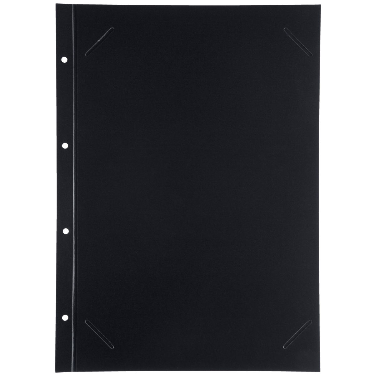 Viste aggiuntive portamenu Vintage VEGA; Misura A4; nero; 5 pz. / confezione