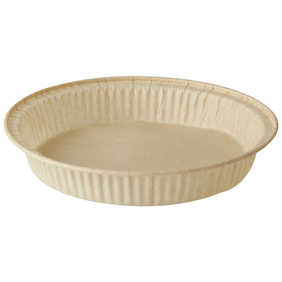 Molde Pure redondo PAPSTAR; 220ml, 13.8x2.1 cm (ØxAt); marrón; redonda; 300 pz. / Paquete