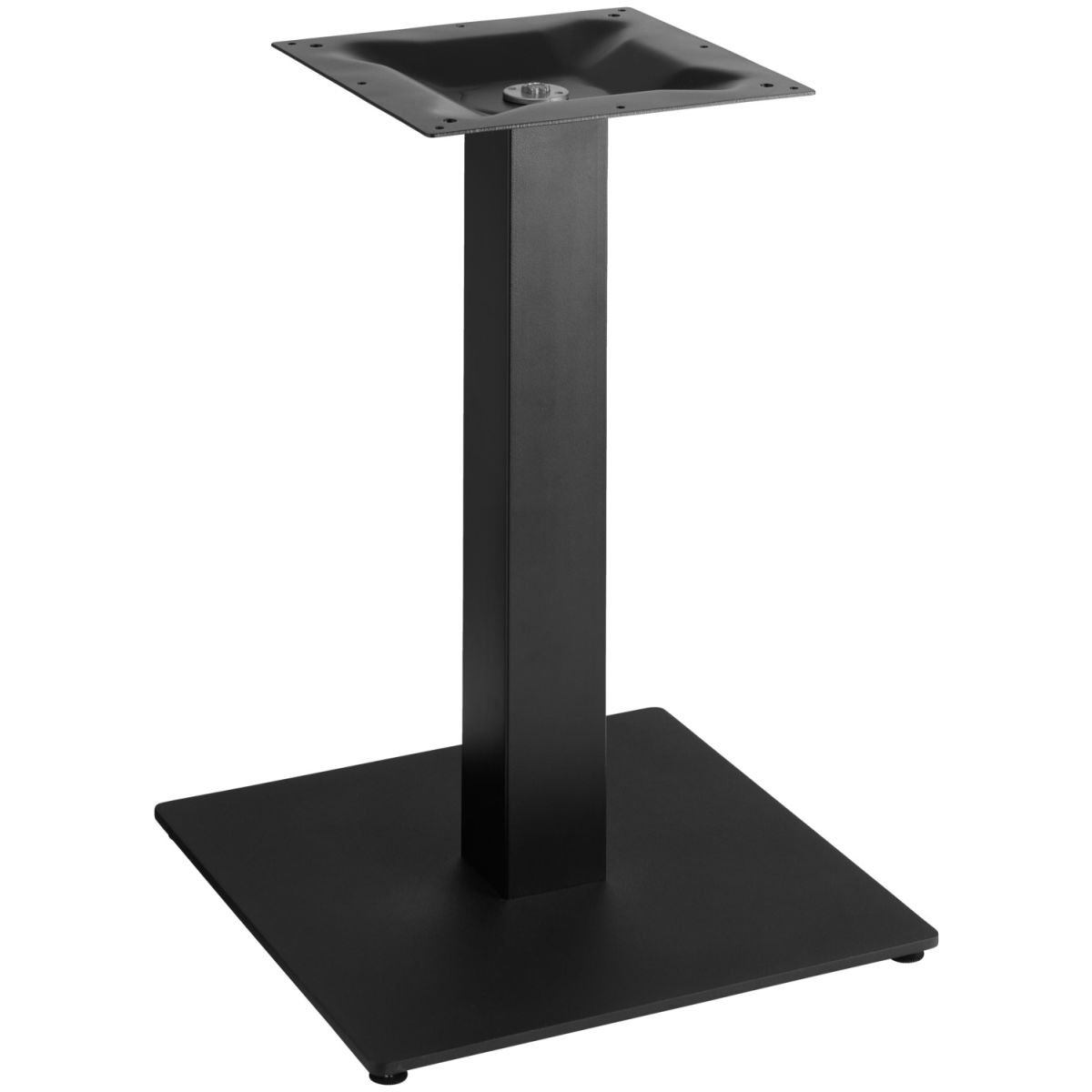 VEGA Indoor Lounge-Tischgestell Fino eckig 43x43x60 cm (BxLxH); schwarz; quadratisch