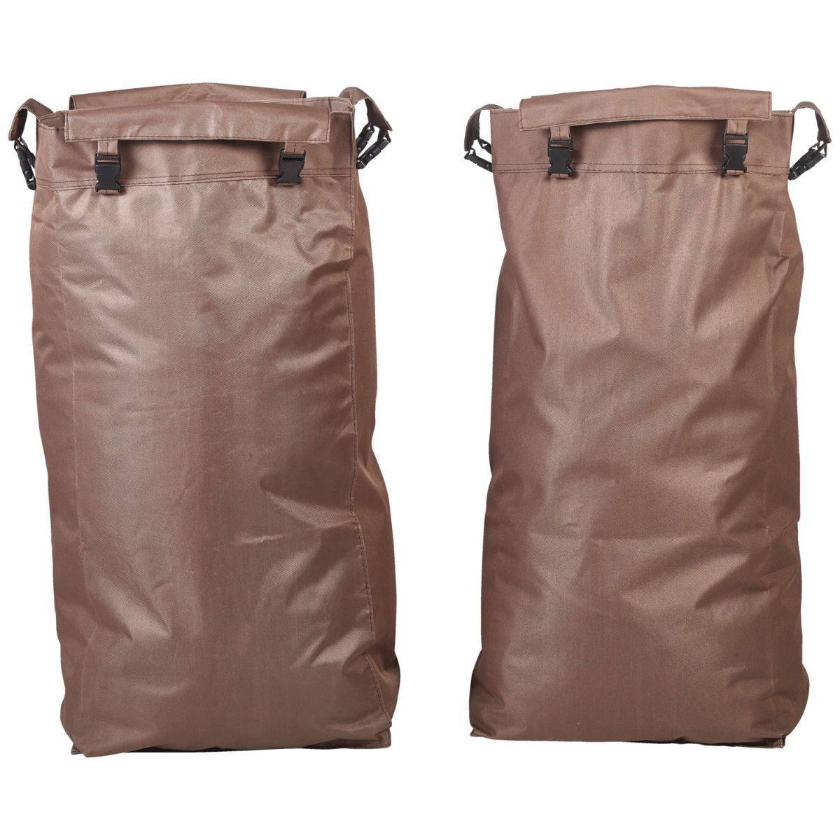 Sacchetto per biancheria Service PULSIVA; 22x38x84 cm (LxLxH); nero/marrone; 2 pz. / confezione