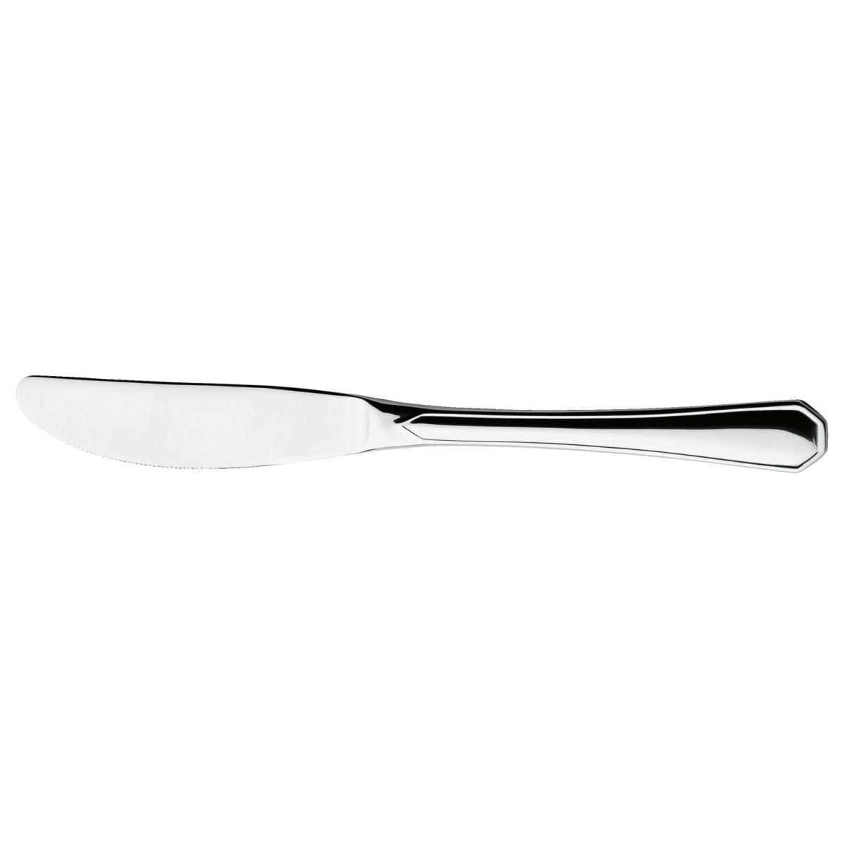 PULSIVA Vorspeisen-/Dessertmesser Tunis Basic 19.6 cm (L); silber, Griff silber; 12 Stück / Pack