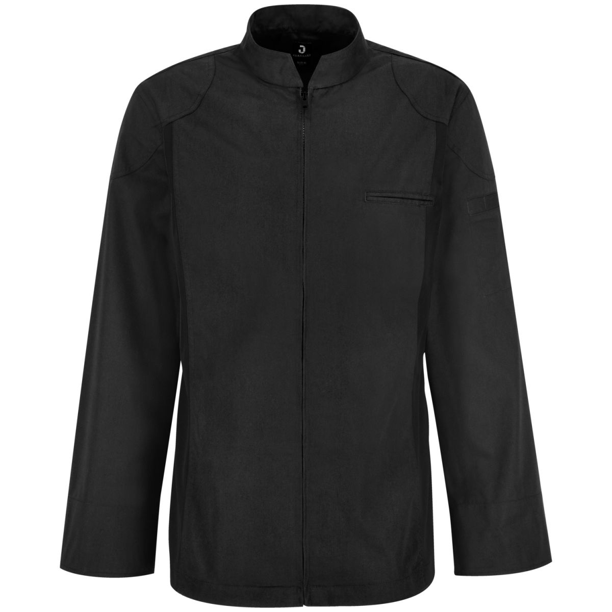 JOBELINE Herren Kochjacke Racer Langarm Kleidergröße 44; schwarz