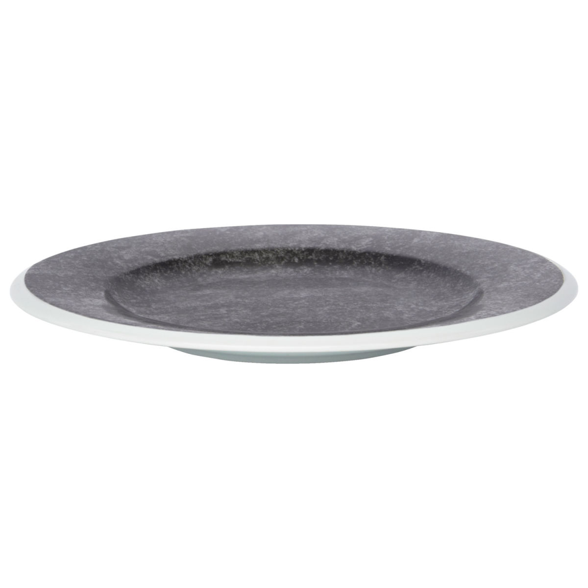 WMF Teller flach Synergy Dark Rock 20x1.4 cm (ØxH); weiß/anthrazit; rund; 6 Stück / Pack