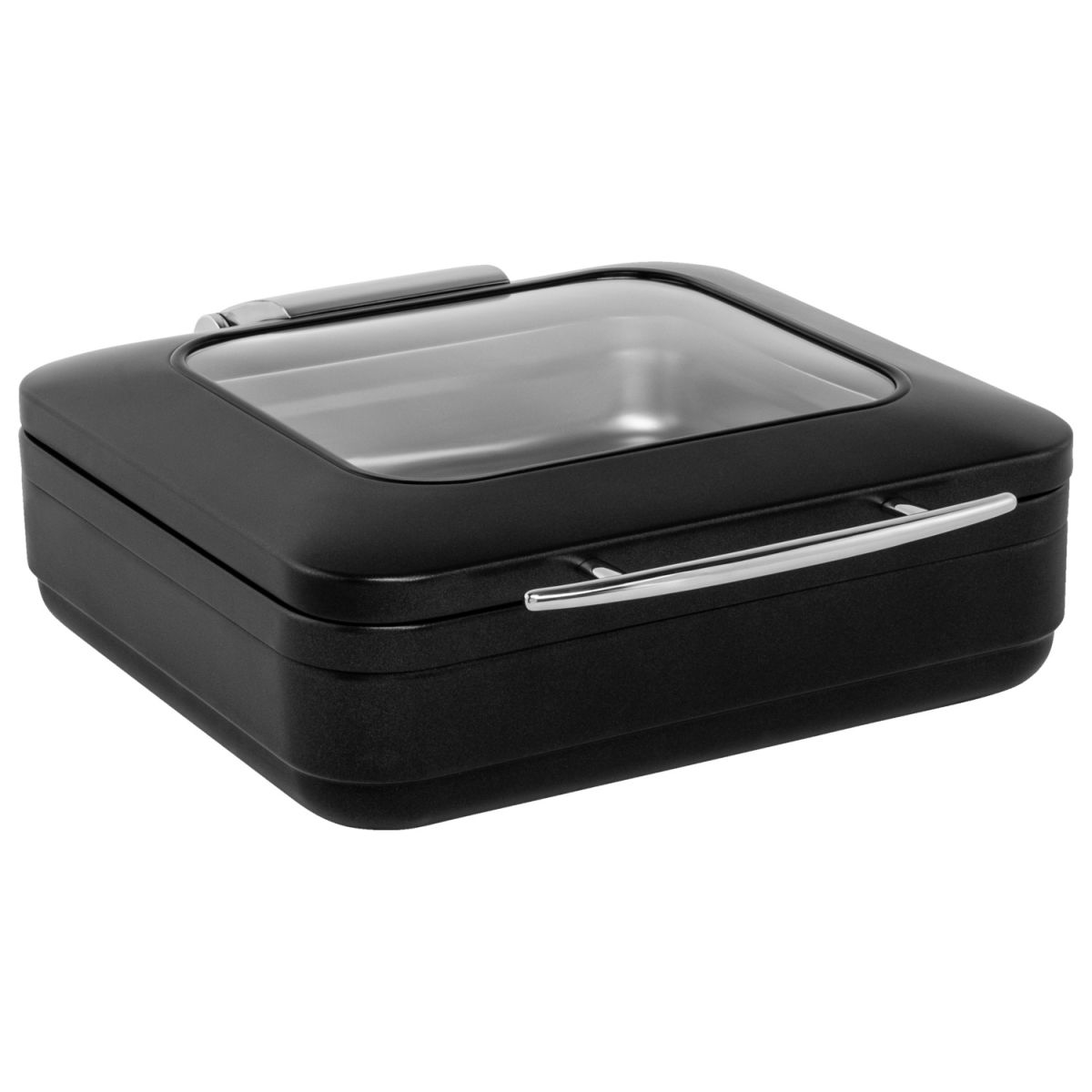 VEGA Chafing Dish Fenton quadratisch, GN 2/3 GN 2/3, 6 l, 41x48x16 cm (BxTxH); schwarz/silber