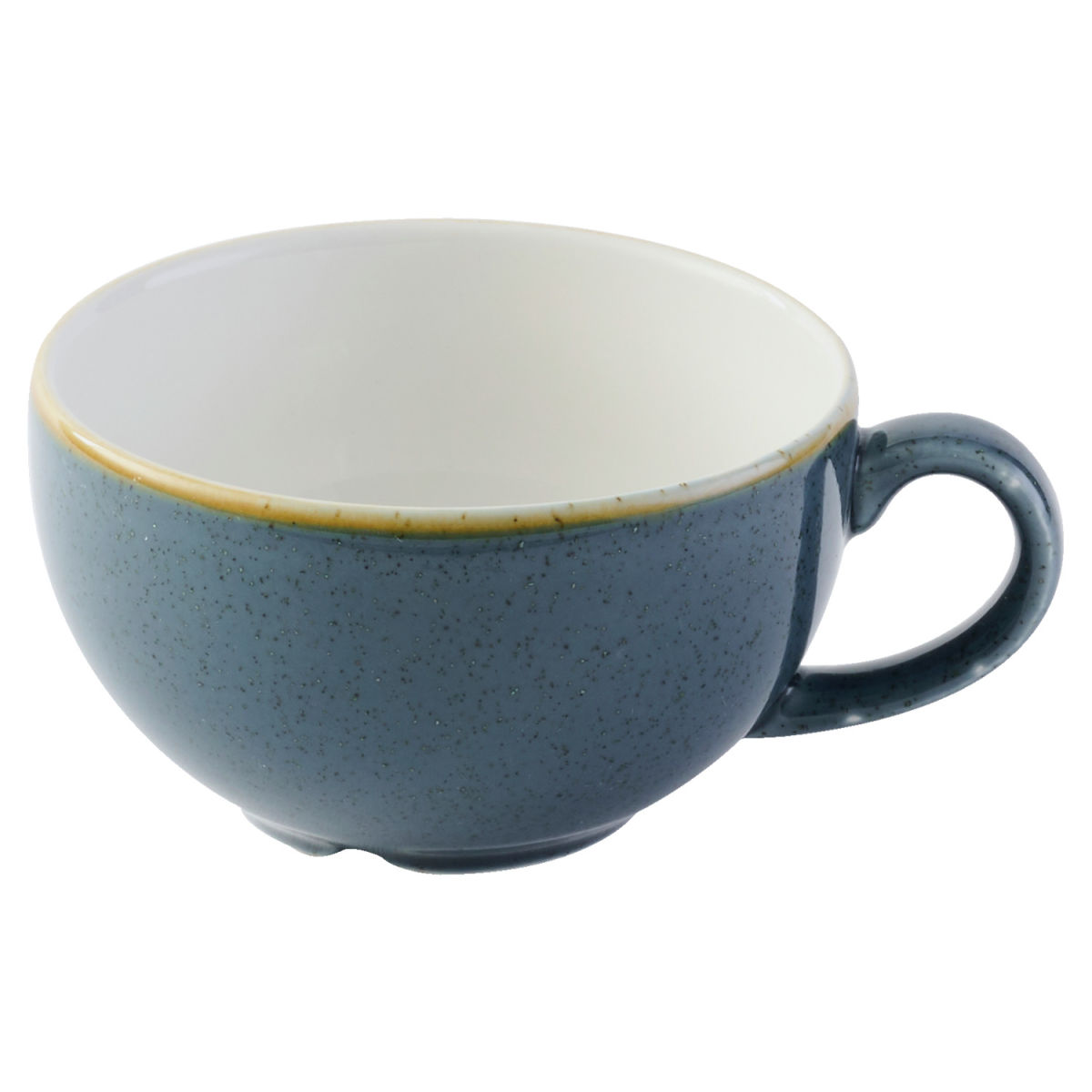 Tazza cappuccino Stonecast Blueberry Churchill; 227 ml, 9.5x5.5 cm (ØxH); blu/marrone; 12 pz. / Pacco