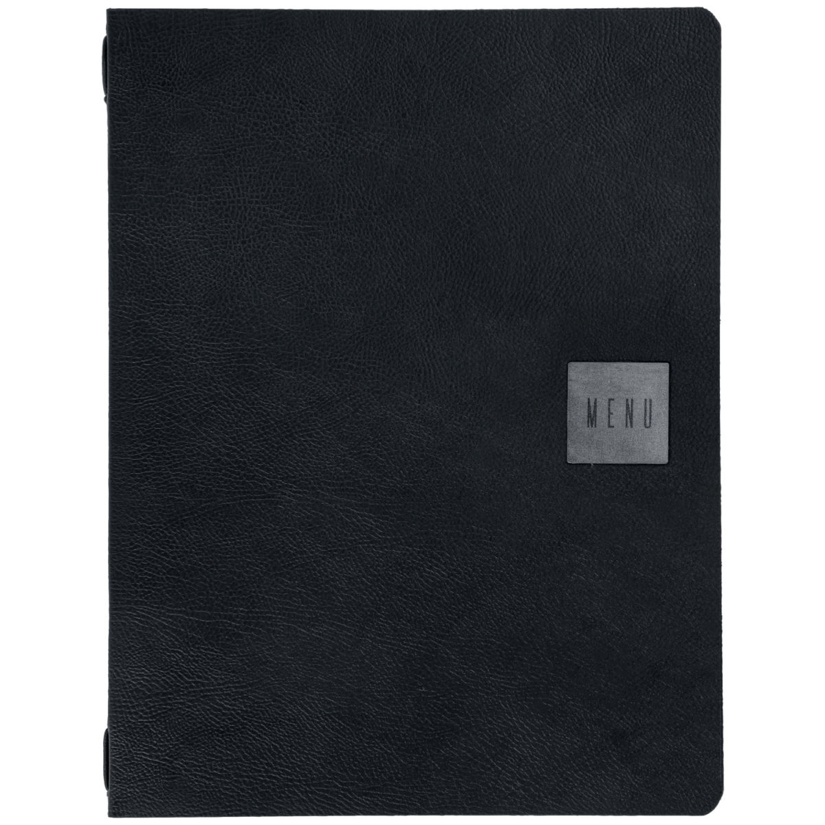 Portamenù Abbotsford scritta Menu VEGA; Misura A4, 24x31.6 cm (LxH); nero