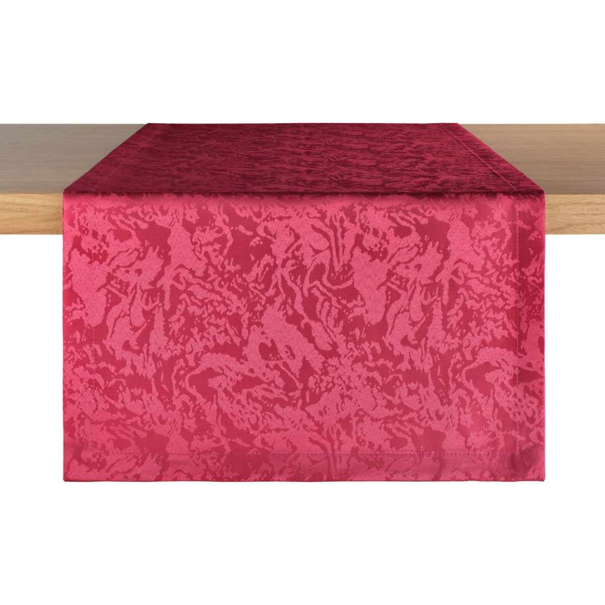 PULSIVA Tischläufer Marmor 40x130 cm (BxL); burgund; rechteckig; 2 Stück / Pack