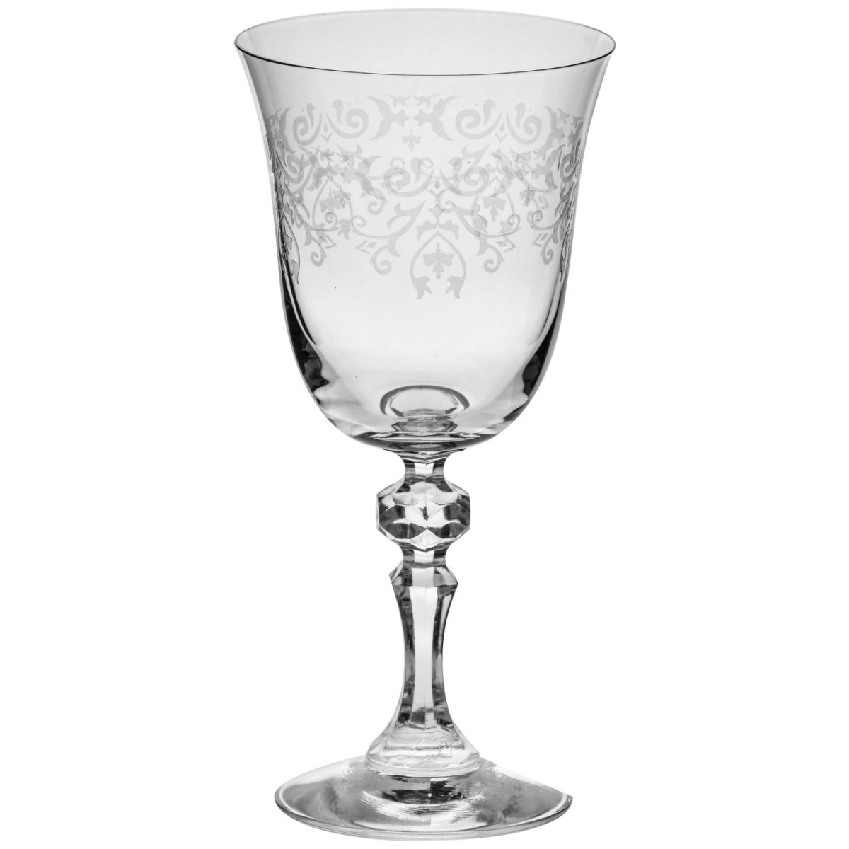 Calice vino rosso Krista Deco Krosno; 220ml, 8.7x18.1 cm (ØxH); trasparente; 6 pz. / confezione