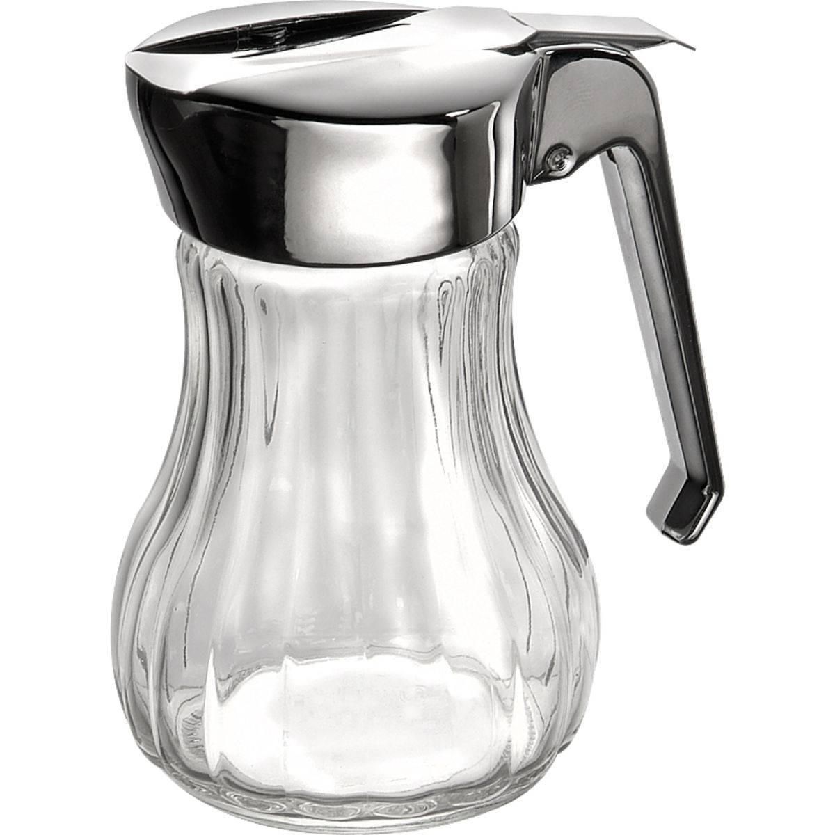 Versatore universale APS; 250ml, 8x12.5 cm (ØxH); argento/trasparente; rotonda