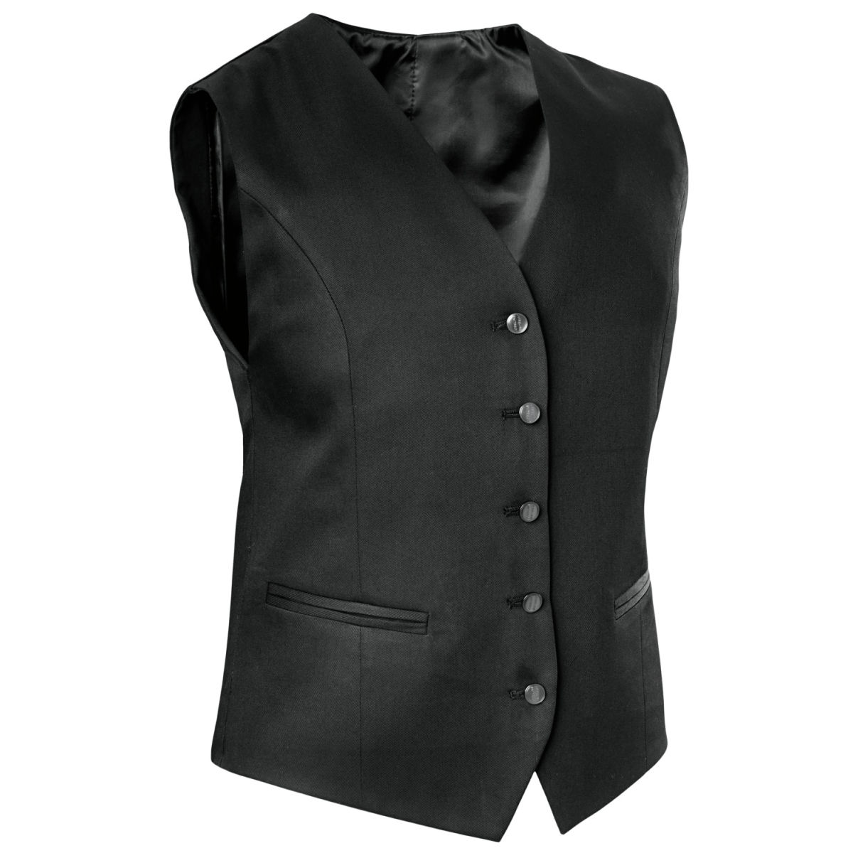 Gilet da cameriera Bistro Regular Fit JOBELINE; Taglia 44; nero