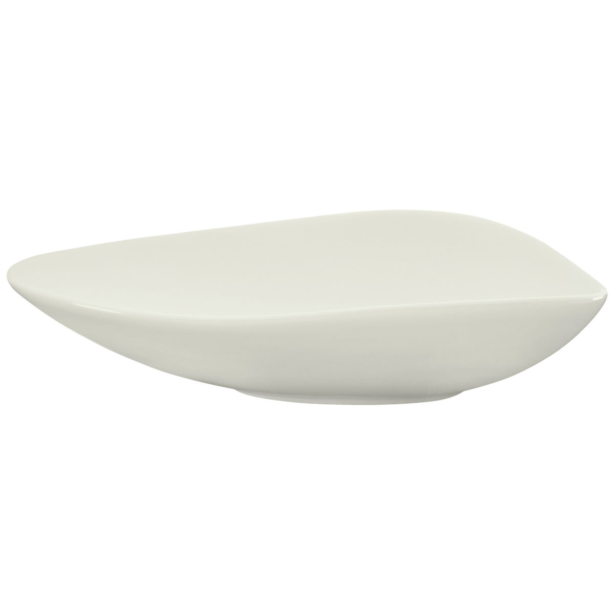 Vega Bord diep Opus organisch; 350ml, 19x15x4.5 cm (LxBxH); ivoor; organisch; 6 stuk / verpakking