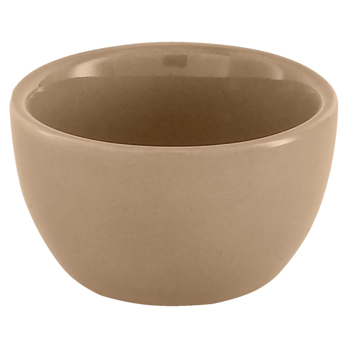 Mini ciotolina Sakè VEGA; 30ml, 5x3 cm (ØxH); beige; rotonda; 12 pz. / confezione