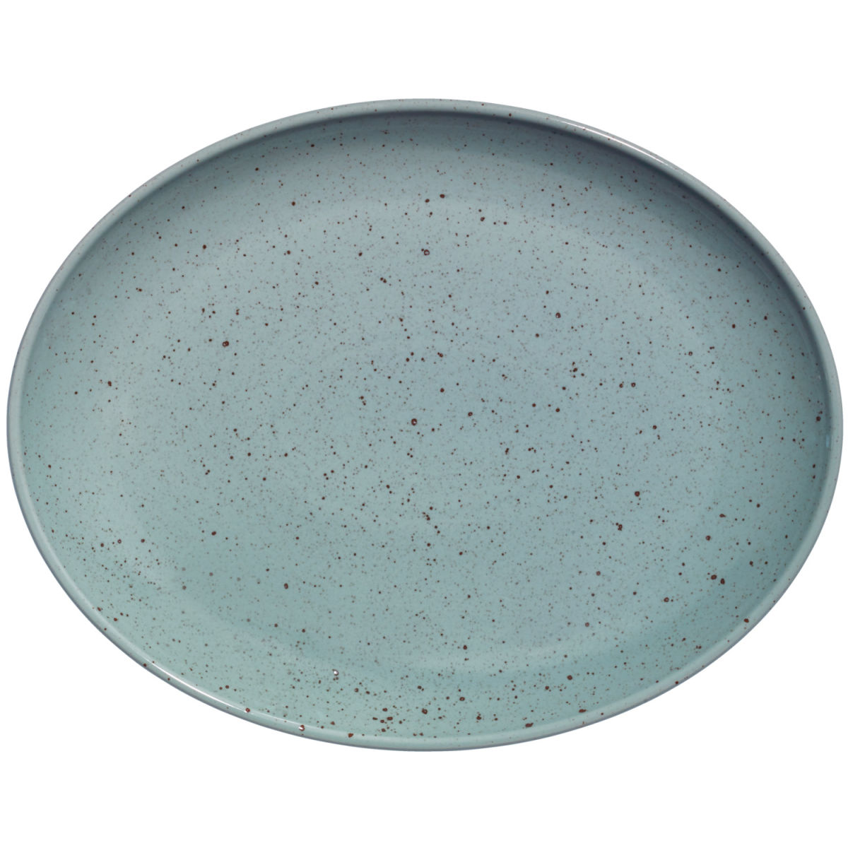 VEGA Servierplatte Alessia 28x22x2.7 cm (LxBxH); türkis; oval; 3 Stück / Pack