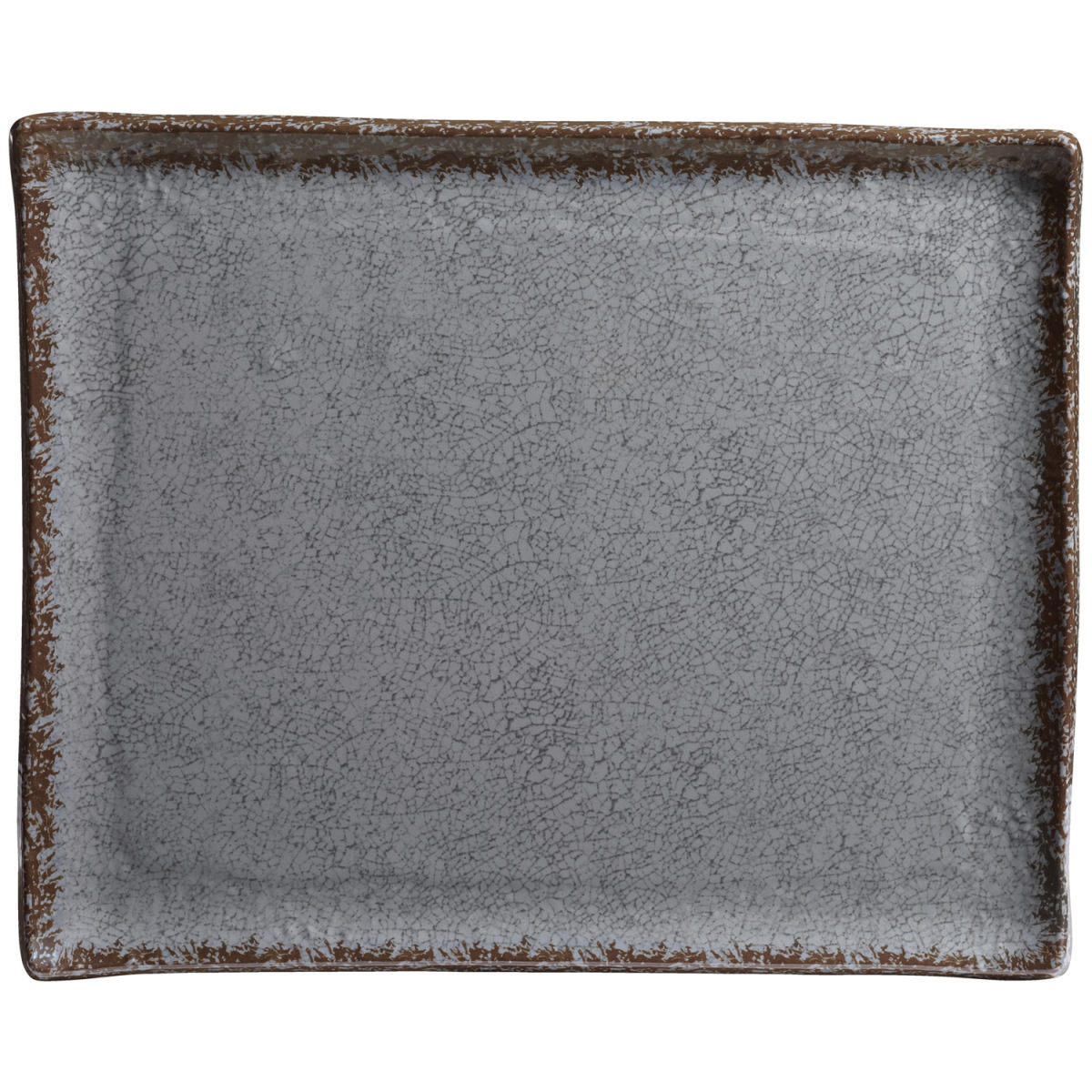 Piatto da portata Portage con bordo VEGA; Misura GN 1/2, 32.5x26.5x2 cm (LxLxH); grigio; 3 pz. / Pacco