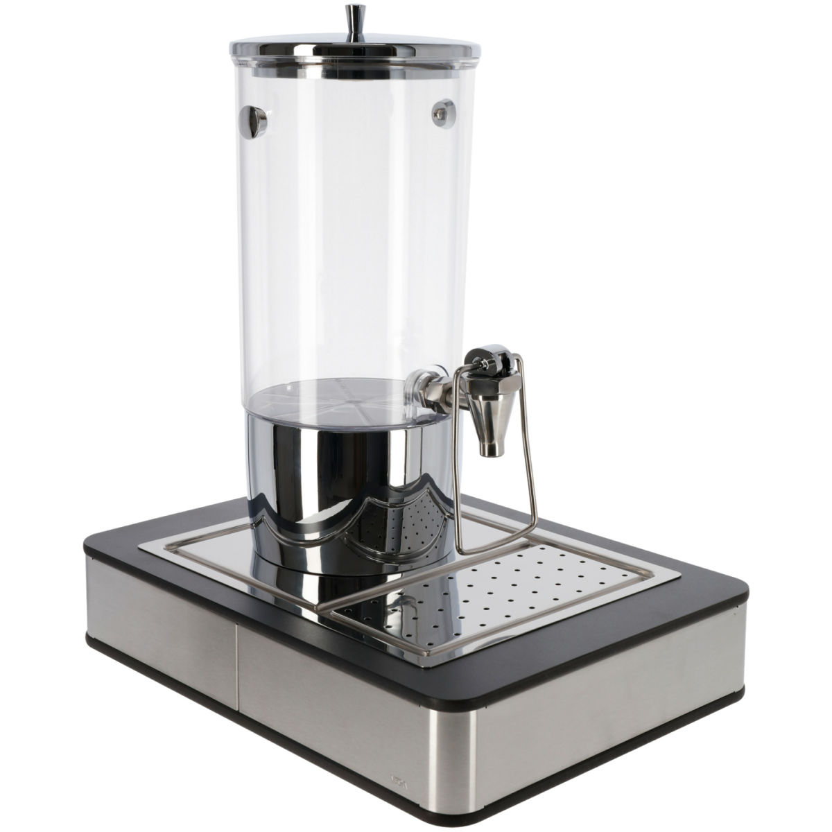 Distributore succhi Fundale antracite singolo 1/2 VEGA; 42.5x31.5x50.5 cm (LxLxH); antracite/trasparente/acciaio inox