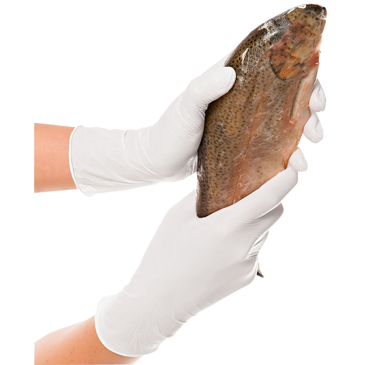 Guanti usa e getta Nitrile Cullen Hygonorm; Taglia M, 24 cm (L); bianco; 250 pz. / confezione