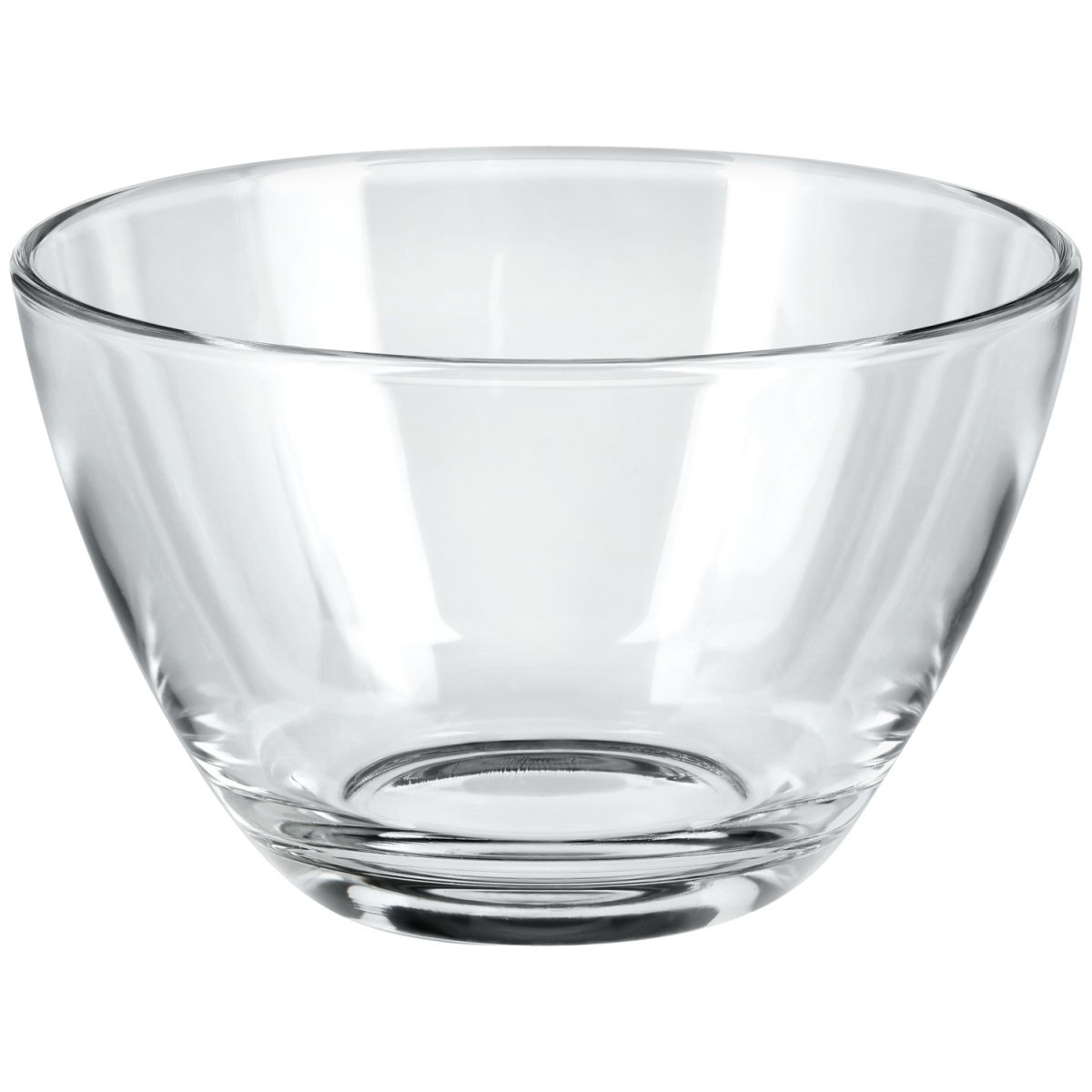 Ciotole in vetro Palladio Borgonovo; 450ml, 12x7.4 cm (ØxH); trasparente; 12 pz. / confezione