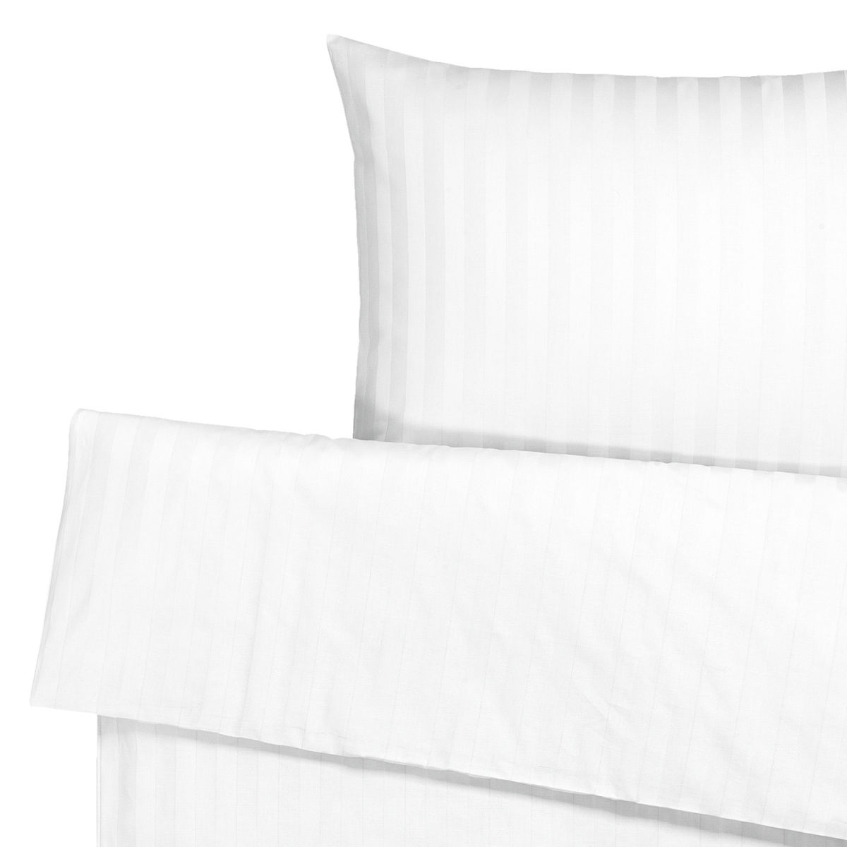 Coordinato Roma-Meran ERWIN M.; 135x200 cm (LxL), 40x80 cm (LxL); bianco