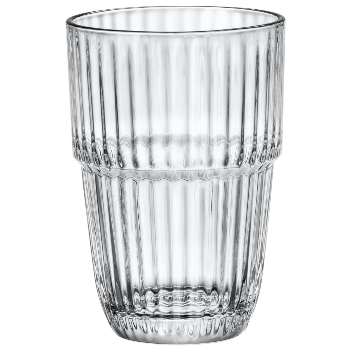 Bormioli Rocco Longdrinkglas Barshine stapelbaar; 380ml, 8.3x12 cm (ØxH); transparant; 6 stuk / verpakking